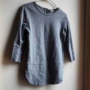 Merona Lightweight Gray Scoop Neck Cotton Blend Jersey Size XS